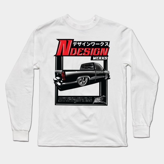 gmc sierra bagged Long Sleeve T-Shirt by naquash